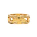 Bulgari Parentesi Diamond Ring 18kt Yellow Gold