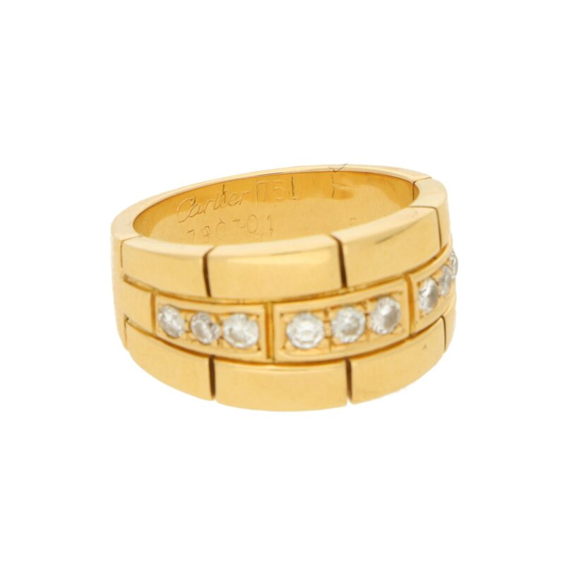 Cartier Maillon Panthère Diamond Ring size 52 (UK size L)