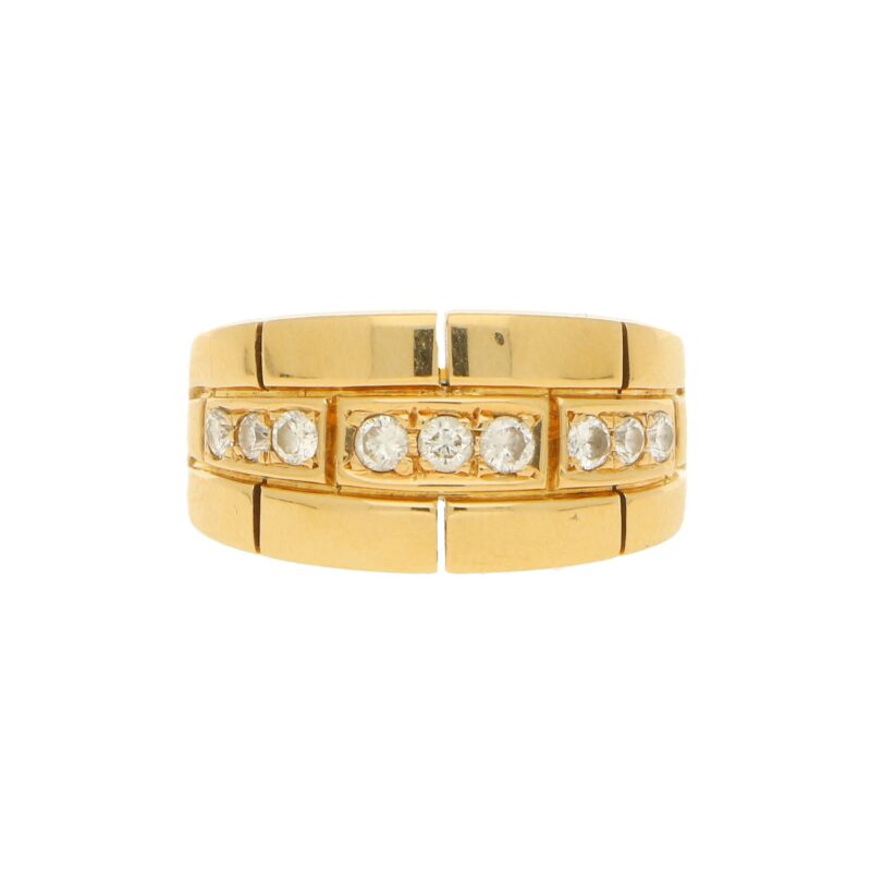 Cartier Maillon Panthère Diamond Ring size 52 (UK size L)