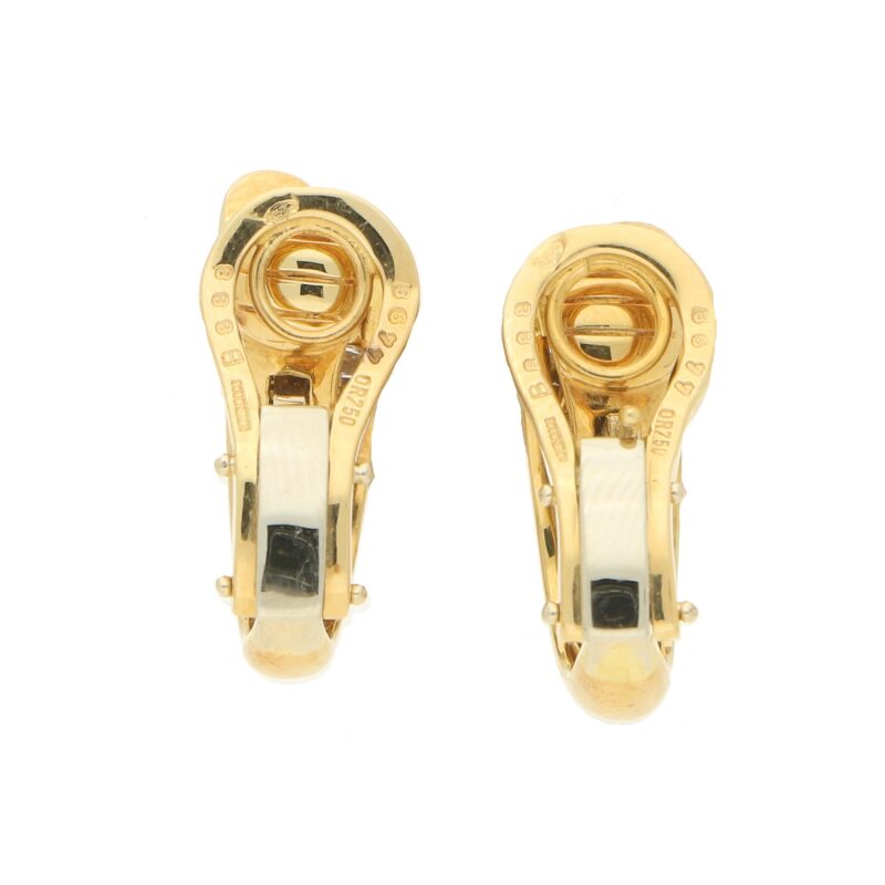 Boucheron Diamond Clip-on Earrings in Yellow Gold