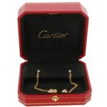 Cartier Trinity Knot Drop Earrings Yellow Gold