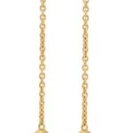 Cartier Trinity Knot Drop Earrings Yellow Gold