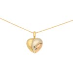 Cartier Heart Pendant in Tricolour Gold