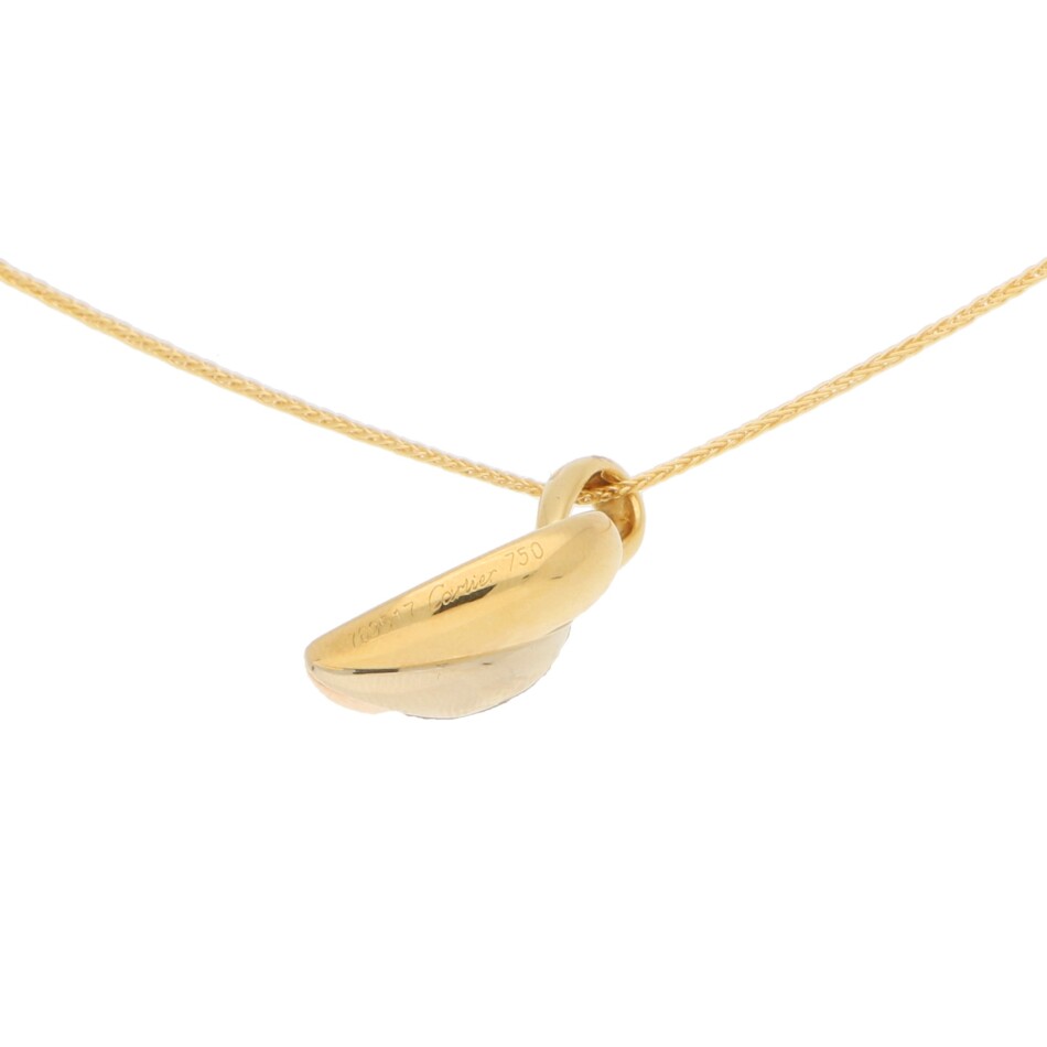 Cartier Heart Pendant in Tricolour Gold