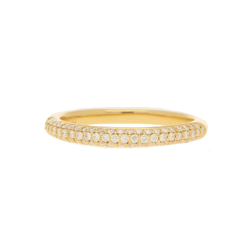 18ct Yellow Gold Diamond Half Eternity