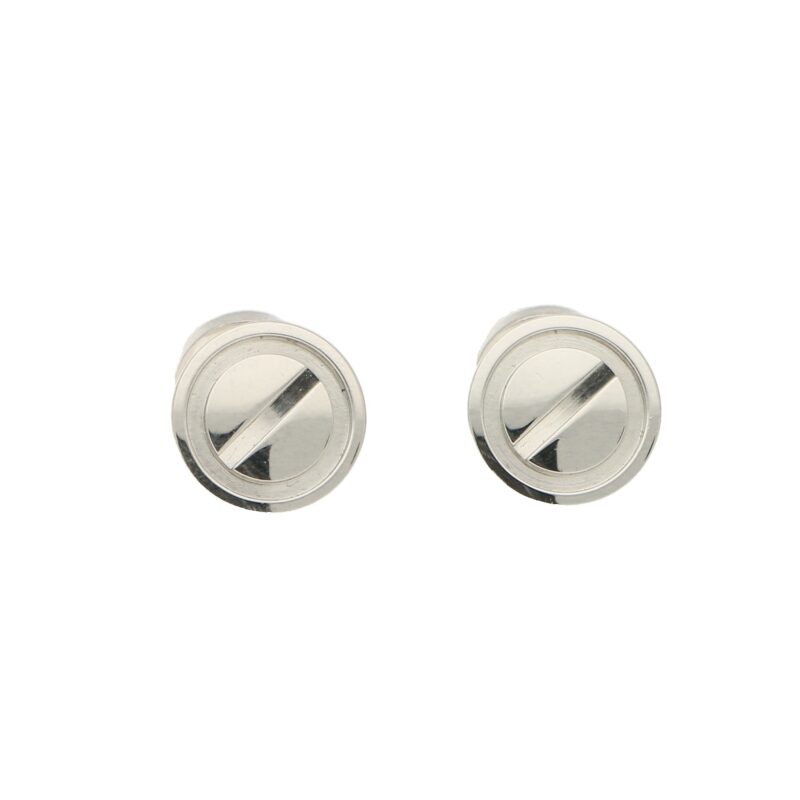 Cartier Love cufflinks in platinum.