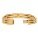 Vintage Cartier Trinity bracelet in 18k tri-colour gold.