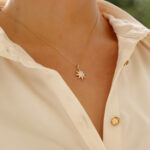 Diamond Set Star Necklace