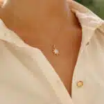 Diamond Set Star Necklace