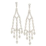 Diamond Chandelier Earrings