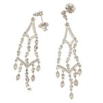 Diamond Chandelier Earrings