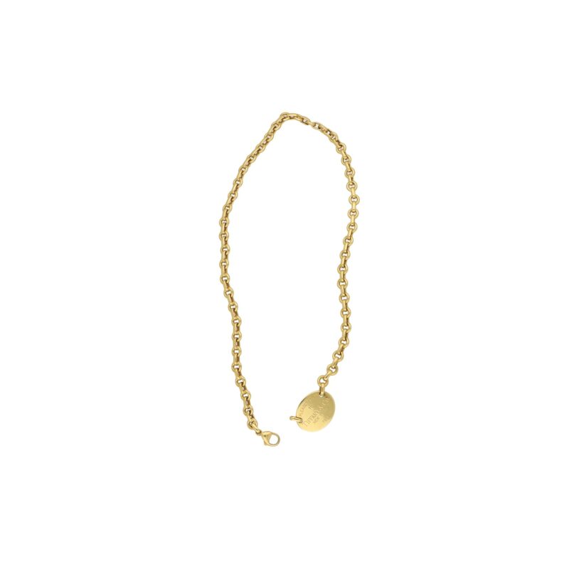 'Please Return to Tiffany' Yellow Gold Necklace
