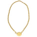 'Please Return to Tiffany' Yellow Gold Necklace