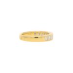 Eternity Ring With Princess Cut Diamonds - set half way round