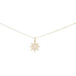 Diamond Set Star Necklace