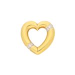 Tiffany & Co. Gold and Diamond Diamond Heart Brooch