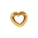 Tiffany & Co. Gold and Diamond Diamond Heart Brooch