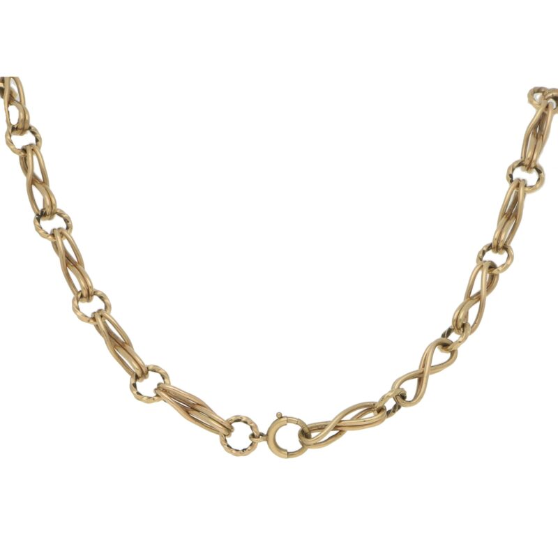 Fancy Long 9ct Chain