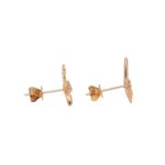 Rose Gold & Diamond Dragonfly Earrings