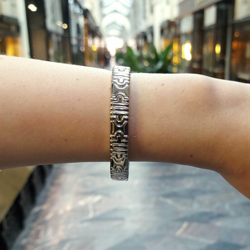 Bulgari 18ct White Gold Bangle