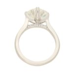 Vintage Boodles 4.06 ct Diamond Ring Set in Platinum