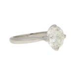 Vintage Boodles 4.06 ct Diamond Ring Set in Platinum