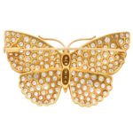 Asprey Butterfly Diamond Brooch