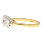 GIA Certified Diamond Three Stone Ring