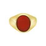 9ct Cornelian Signet Ring