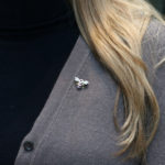 Ruby and Diamond Bee Brooch