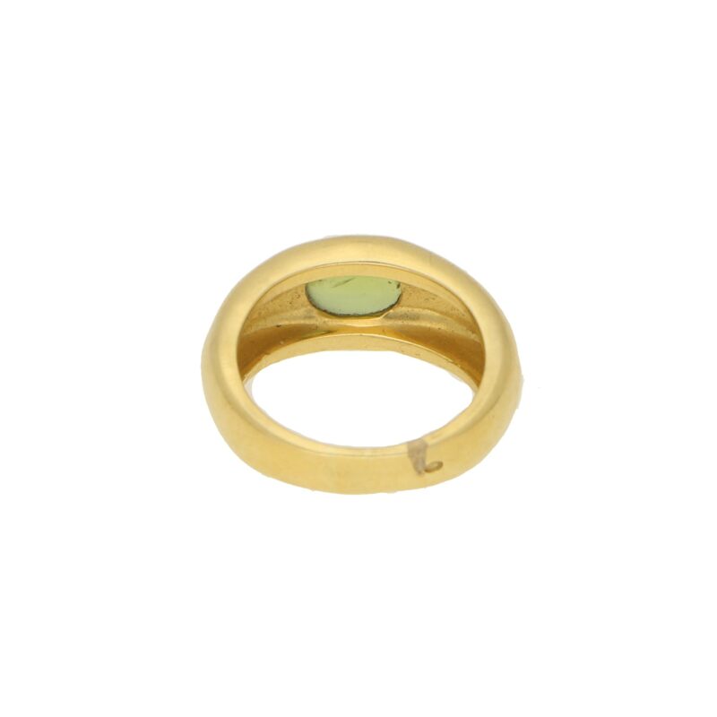 Tiffany & Co. Peridot Bombe Ring in Yellow Gold