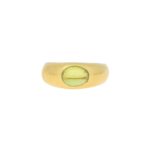 Tiffany & Co. Peridot Bombe Ring in Yellow Gold