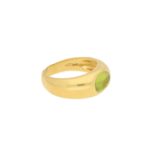 Tiffany & Co. Peridot Bombe Ring in Yellow Gold