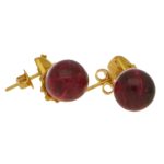 LALAoUNIS Pink Tourmaline Drop Earrings