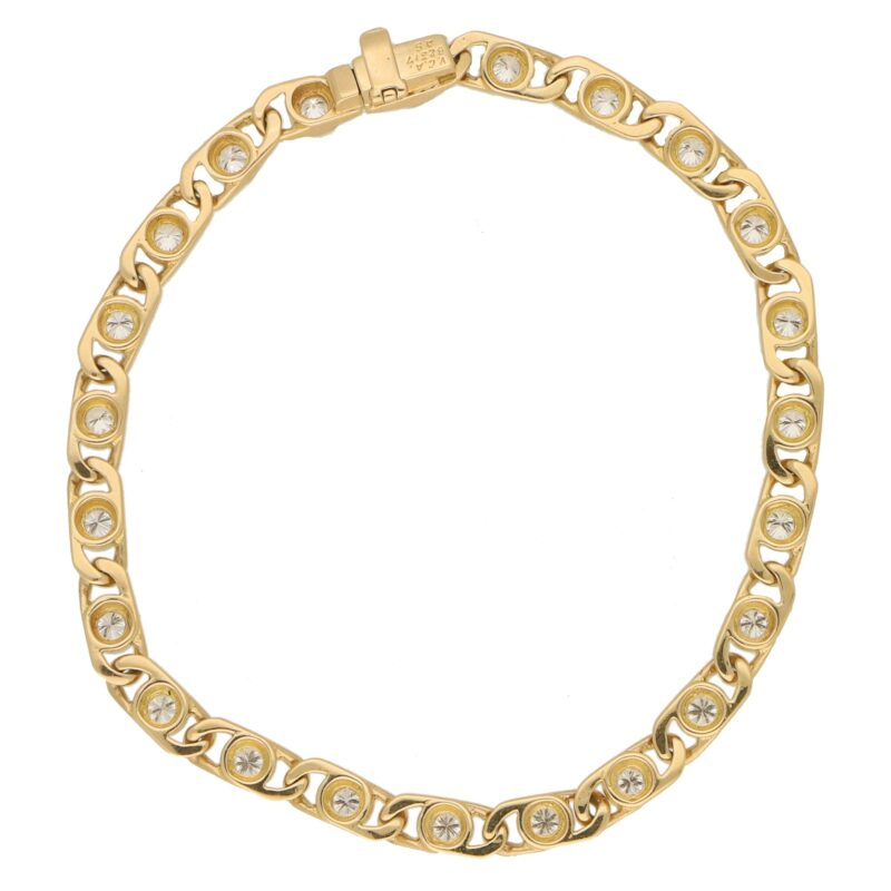 Van Cleef & Arpels Openwork Diamond Line Bracelet