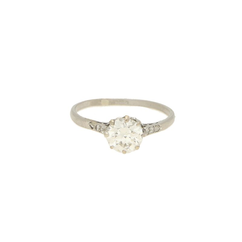 Solitaire Diamond Engagement  Ring 1.20 carats