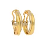 Vintage Cartier Trinity Hoop Earrings