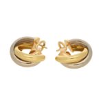 Vintage Cartier Trinity Hoop Earrings