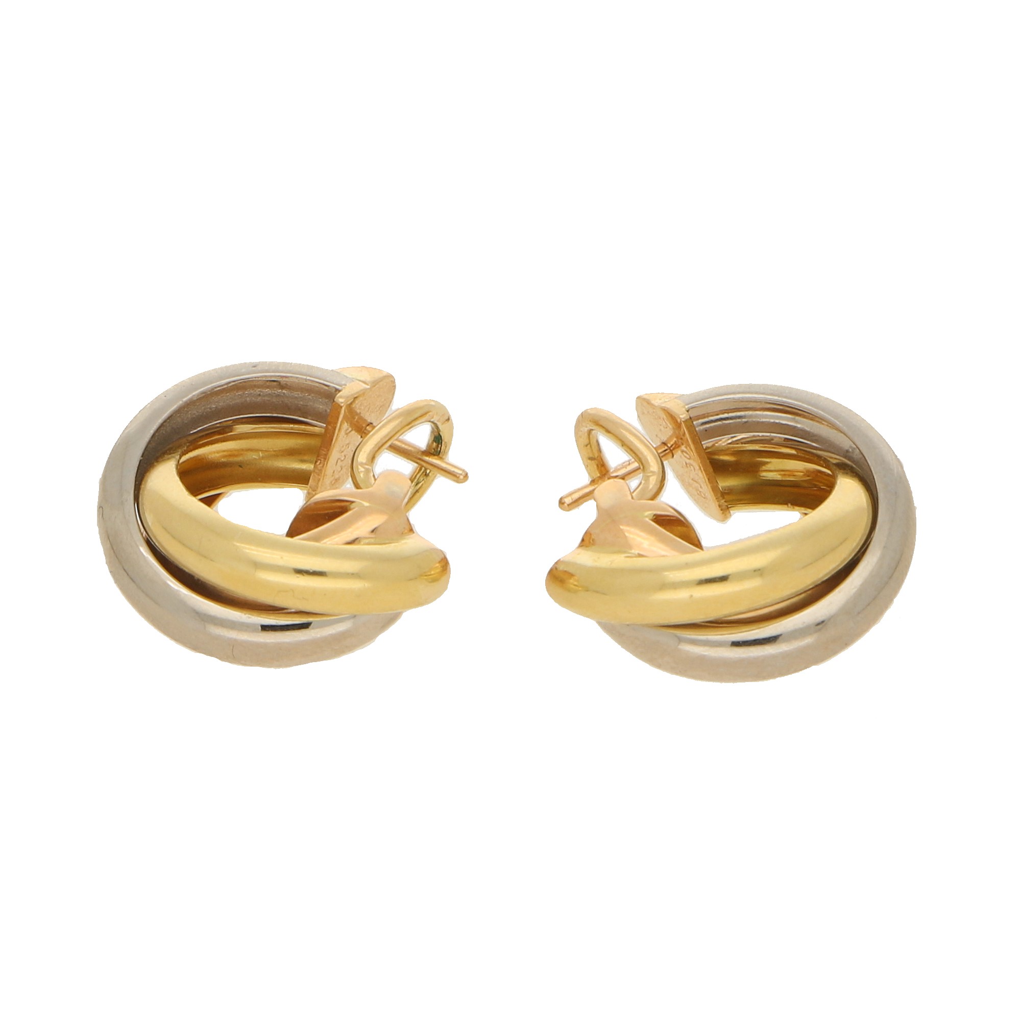 Vintage Cartier Trinity Hoop Earrings at Susannah Lovis Jewellers