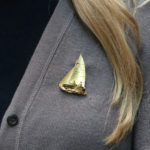 Yellow Gold Sailing Brooch