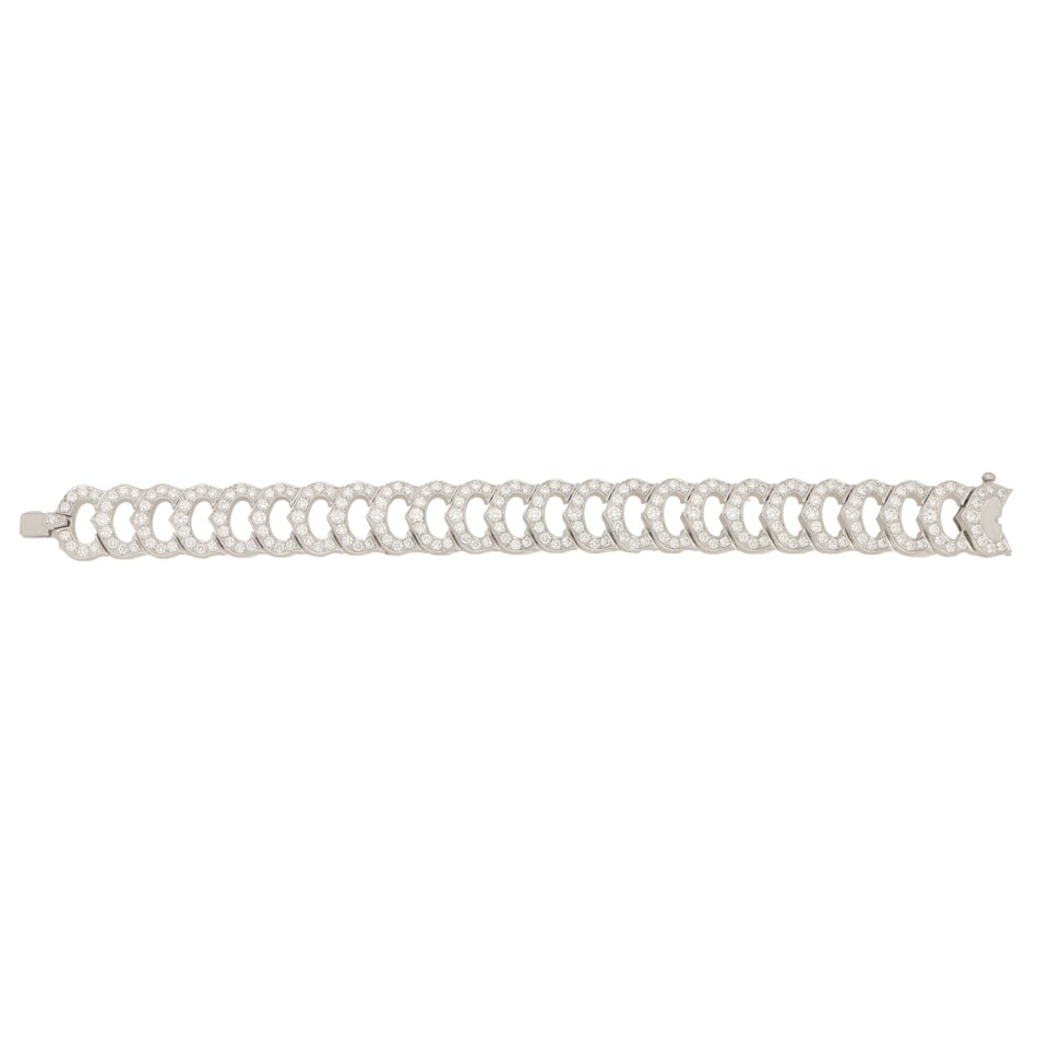 Cartier diamond set "C" de Cartier bracelet