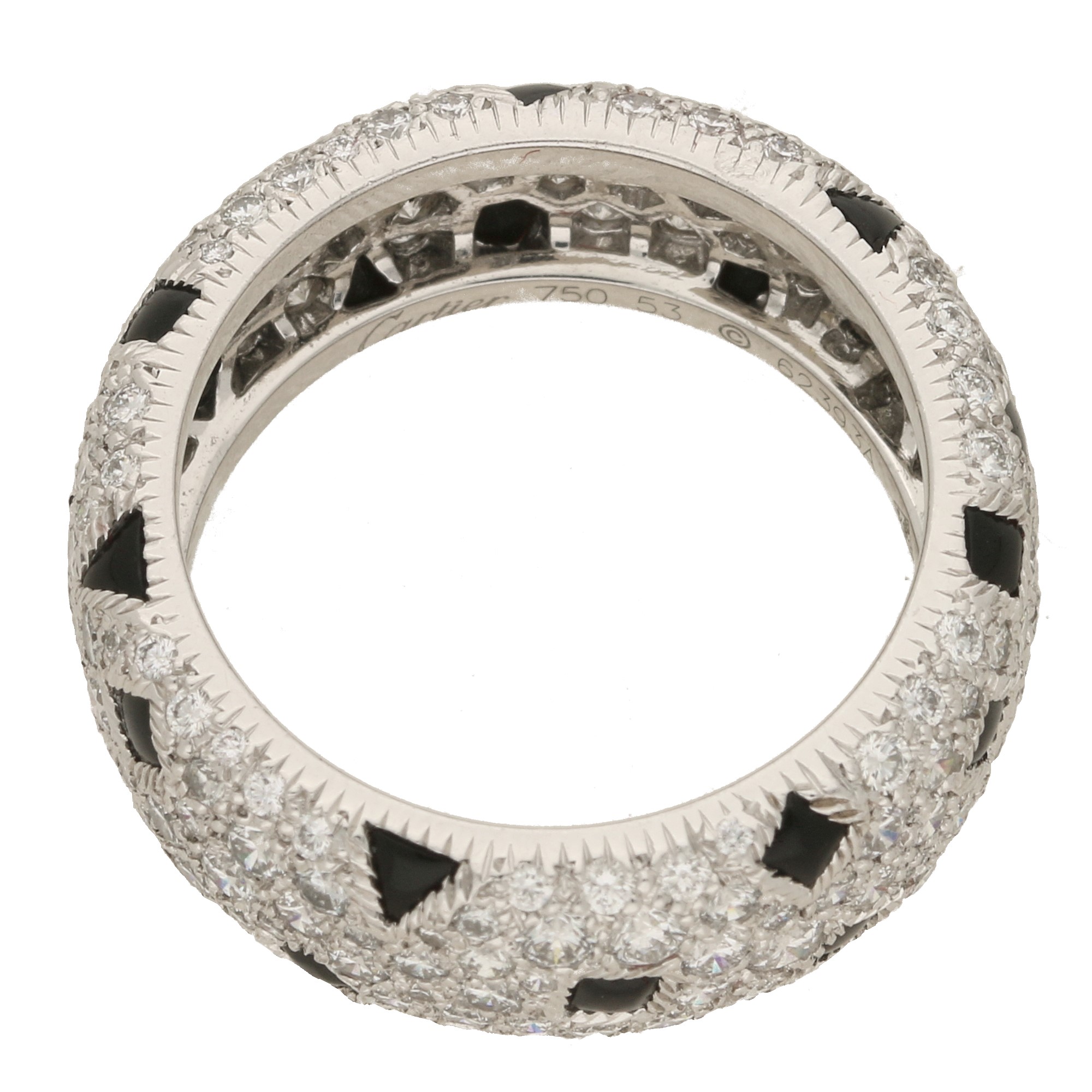 vintage cartier diamond eternity ring