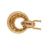 Vintage Van Cleef & Arpels 18ct Yellow Gold & Diamond Pendant