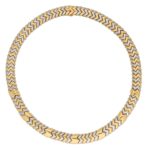 Yellow and White Gold Bulgari Spiga
