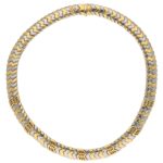 Yellow and White Gold Bulgari Spiga