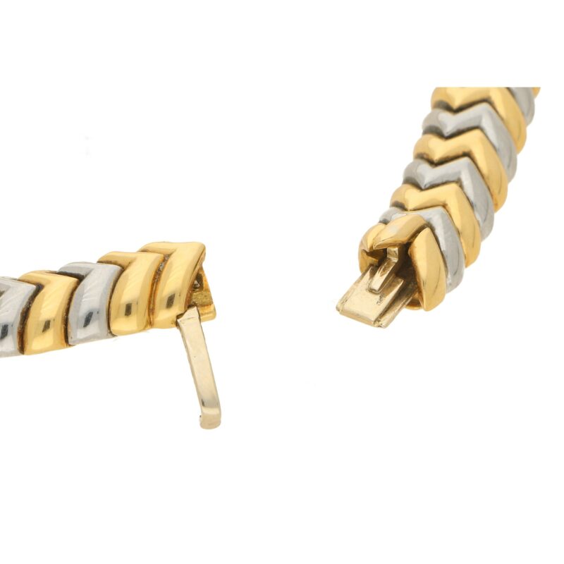 Yellow and White Gold Bulgari Spiga