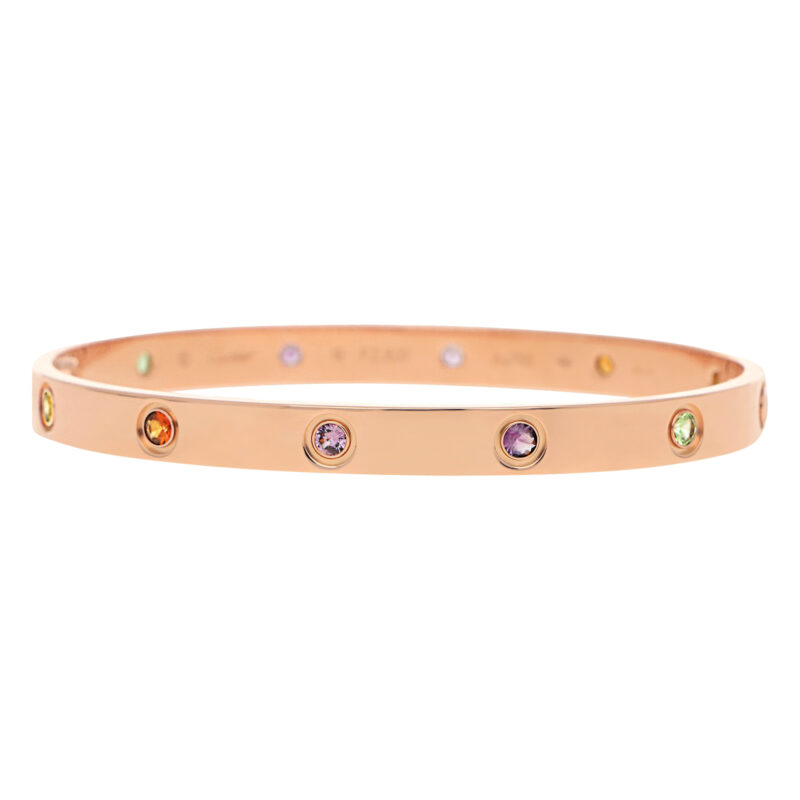 Cartier Rainbow Love Bracelet Size 19