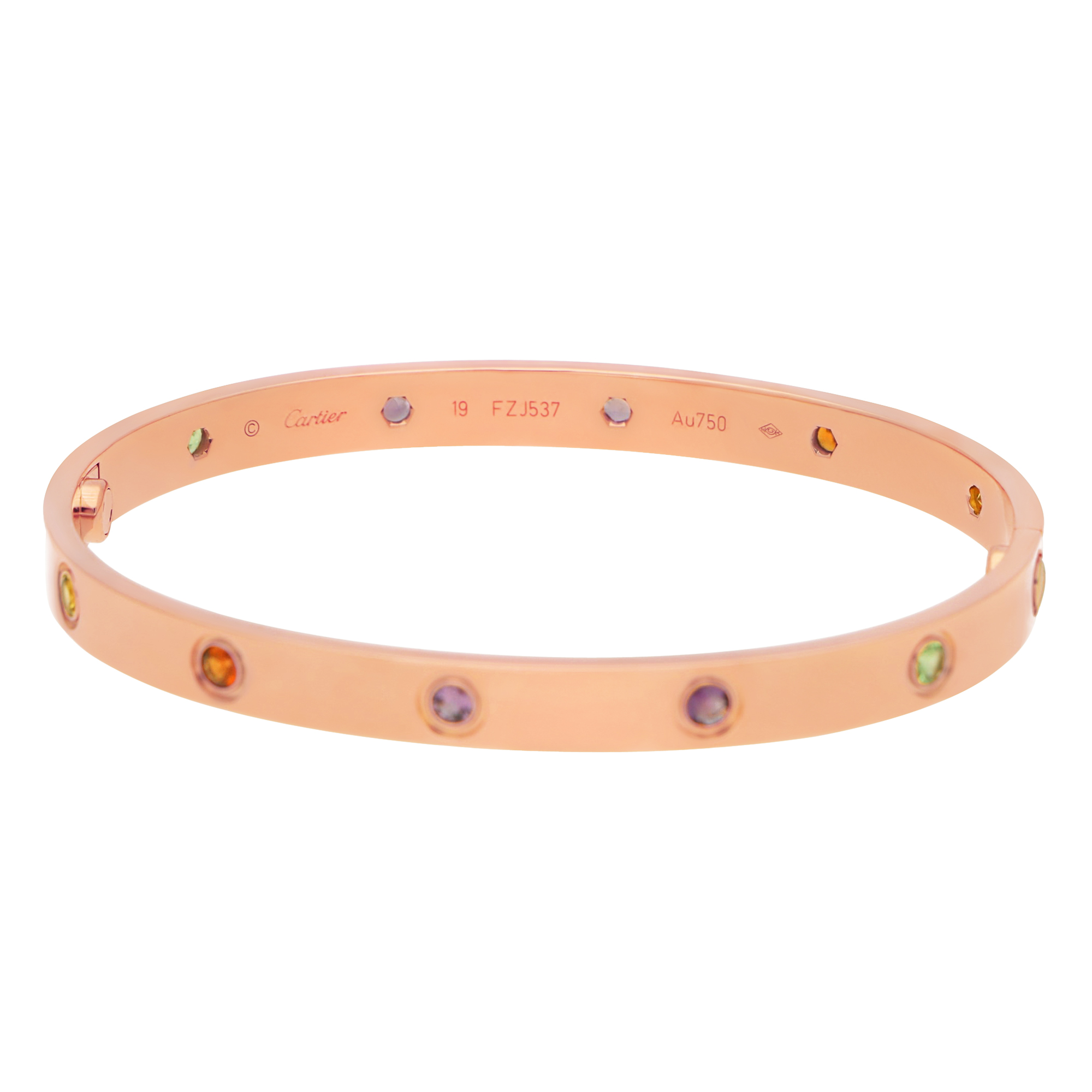 cartier love bracelet rainbow diamonds