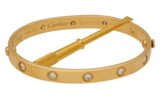 Cartier diamond Love bangle