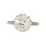 3.95ct Diamond Single Solitaire in Platinum